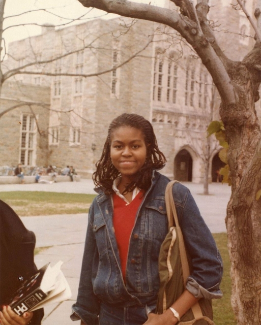 Michelle Obama ’85 as a Princeton undergraduate. Photo courtesy of Michelle Obama ’85.