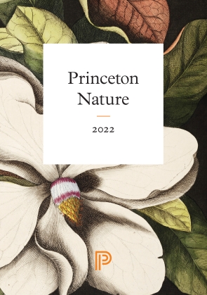 Princeton Nature 2022 cover with background of white flowers and green leaves
