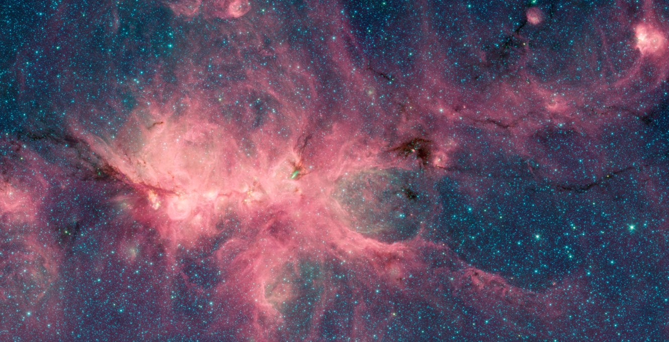 Space telescope image of The Cat's Paw Nebula