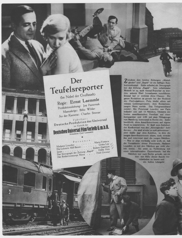 Lobby card for film Der Teufelsreporter