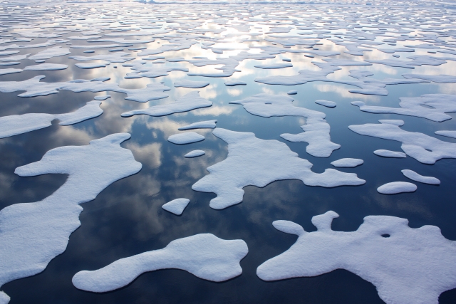 Arctic ice melting