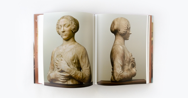 Verrocchio statue views in book