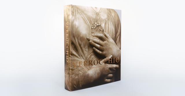 Verrocchio book cover on angle
