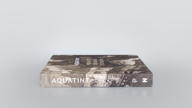 Aquatint spine of book