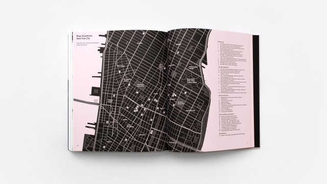 Crossing Lines - Manhattan map page spread