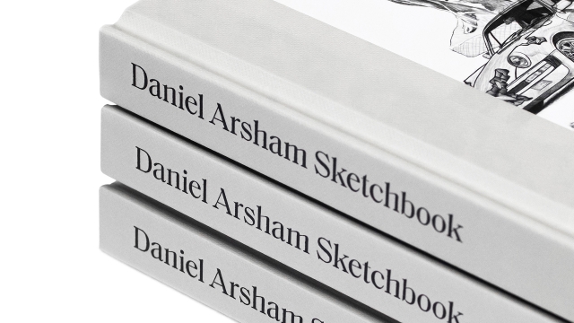 Arsham Sketchbook - spines