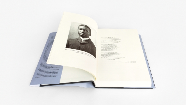 Paul Laurence Dunbar - pagespread with portrait photo