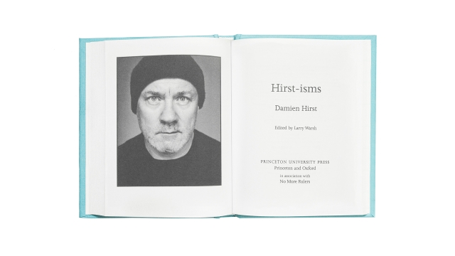 Hirst-isms front matter with author portrait