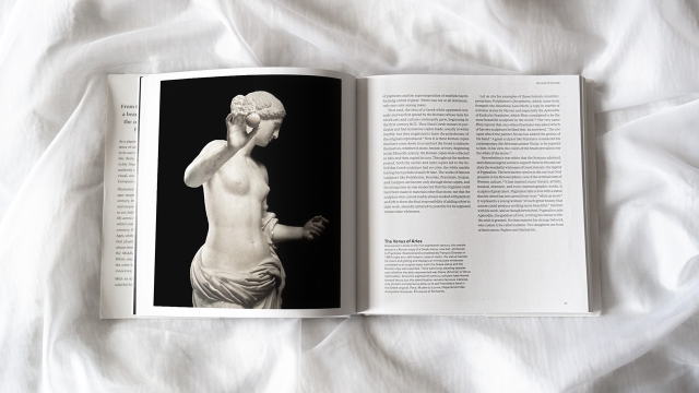 White - Venus of Aries statue page spread