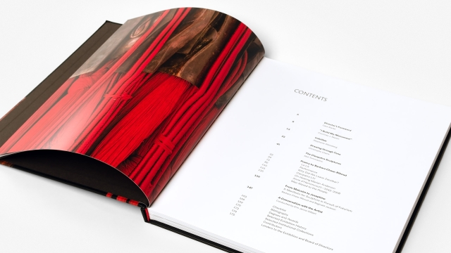 Barbara Chase-Riboud Monumentale - table of contents pagespread