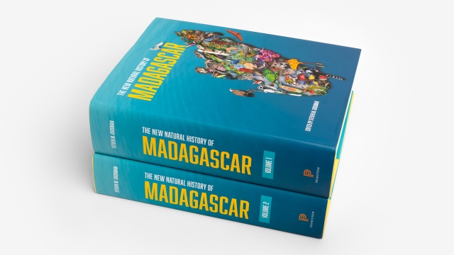 The New Natural History of Madagascar - 2 books stacked