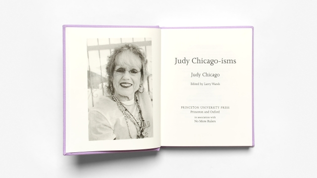 Judy Chicago-isms title 2 page spread