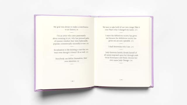 Judy Chicago-isms pages 38 and 39