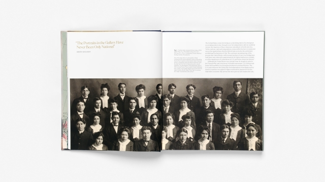 1898 - 2 page spread - The Portraits in the Gallery Have Never Only Been National