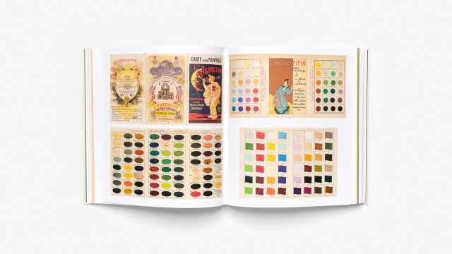 Color Charts: A History - French posters and color palettes 2 pagespread
