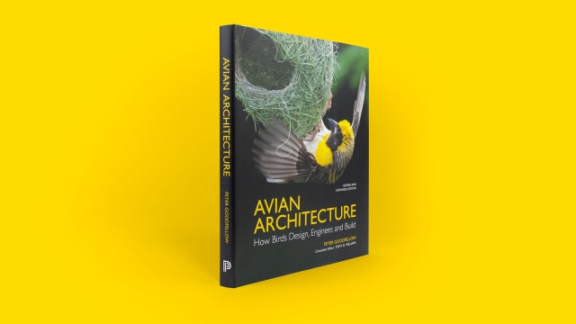 Avian Architecture by Peter Goodfellow - front cover angled.