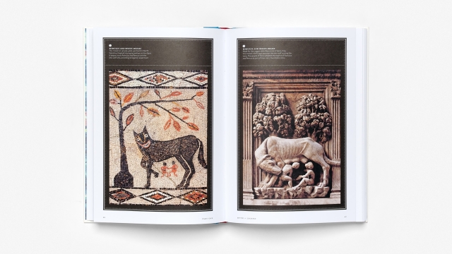 Twinkind by William Viney - 2 page spread, Romulus and Remus images