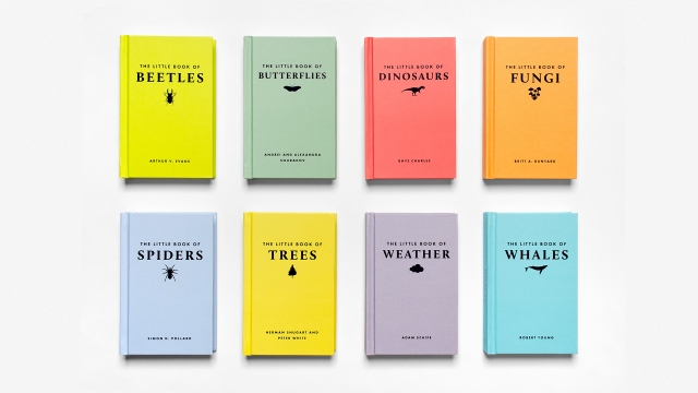 The Little Book series, 8 colorful book covers.
