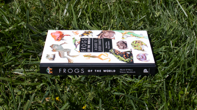 Frogs of the World book spine.