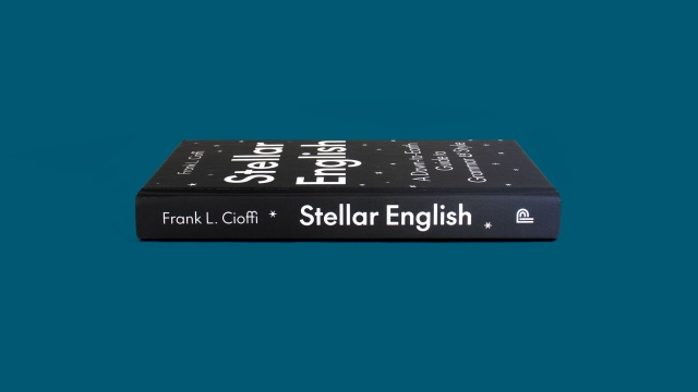 Stellar English book spine.
