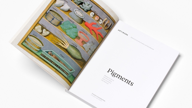 Pigments - title page spread.