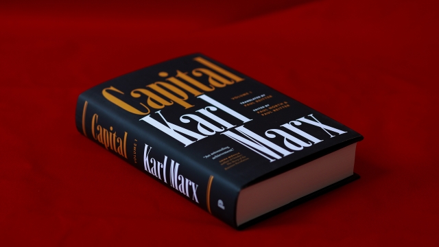 Capital, Karl Marx - 3D book spine.