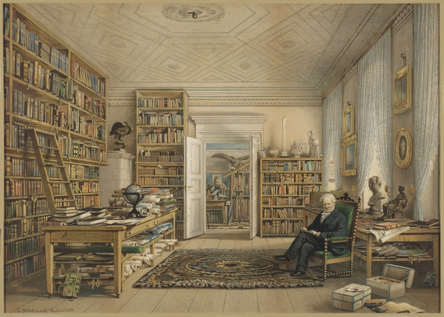 Humboldt in his Library