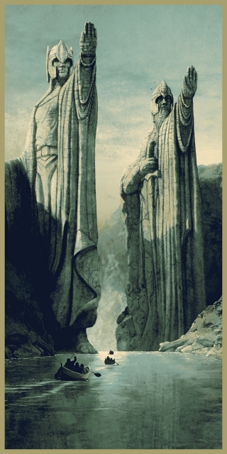 The Argonath or Pillars of the Kings. Credit: Matt Ferguson.