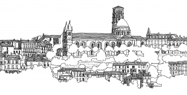 Final sketch of Angoulême (detail)