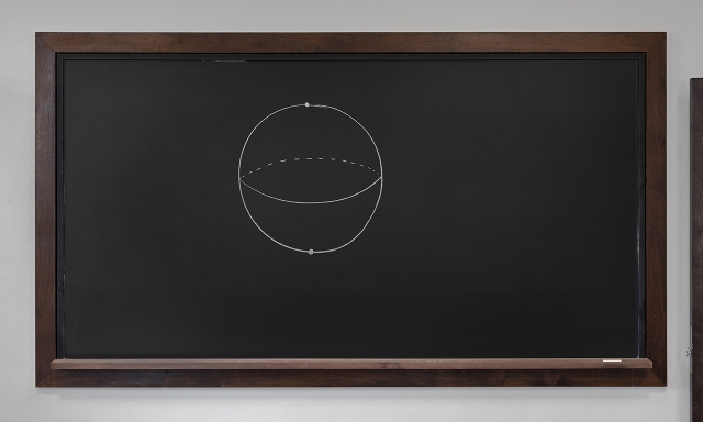 Chalkboard of Philip Ording. Photograph by Jessica Wynne.