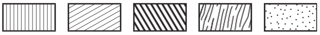 Variety of line pattern examples, such as dotted or striped.