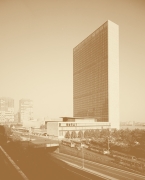 The United Nations building 
