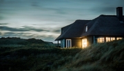 Photo of house at dusk